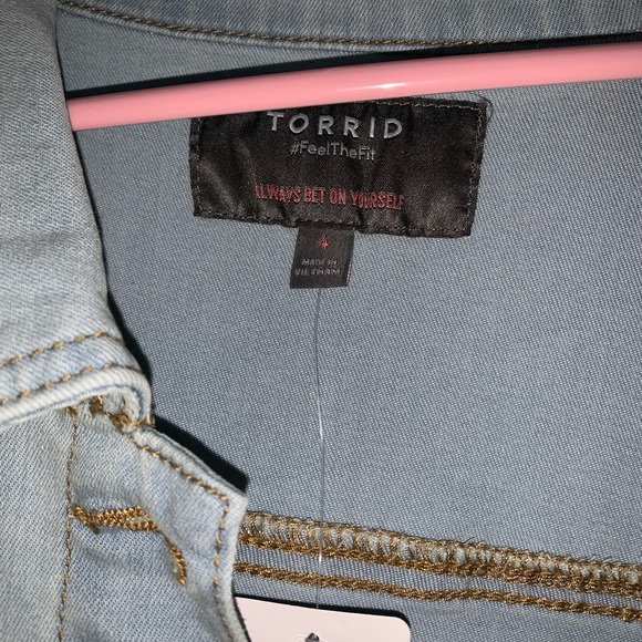 Torrid FITTED TRUCKER JACKET - Picture 8 of 8